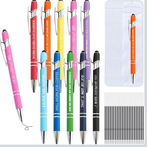 Funny Office Sayings  2 In 1 Stylus Ballpoint Pens  Choose 1